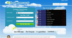 Desktop Screenshot of mytravelmoney.co.uk
